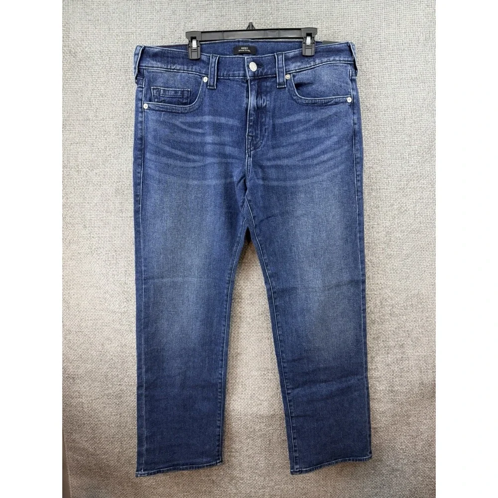 True Religion Ricky‎ Relaxed Straight Jeans Mens 38x34 (Fits 38x32.5) Tidal Wash